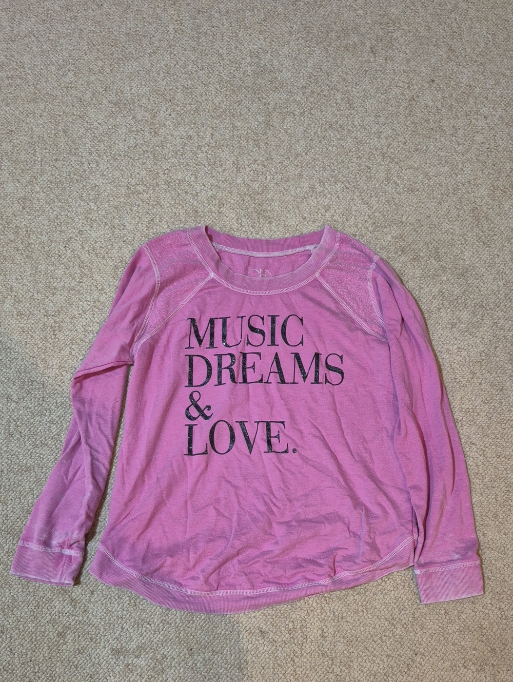Chaser "Music Dreams & Love" Graphic Sweatshirt – Size Small